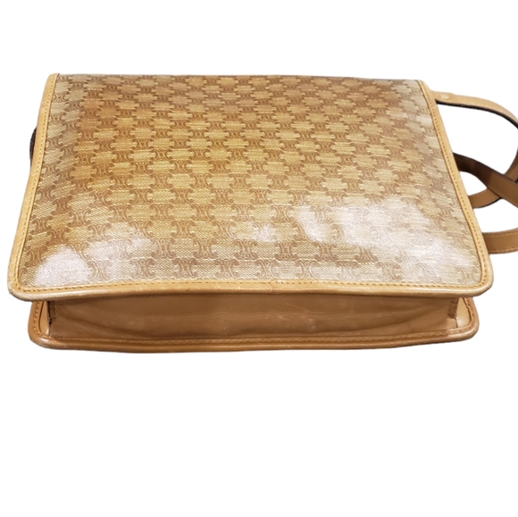 Celine Macadam Vintage Crossbody PVC Clutch Handbag Bag Purse - Picture 7 of 13